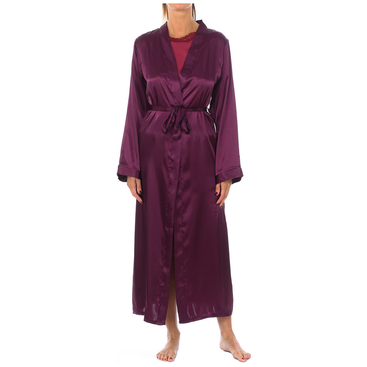 textil Dam Pyjamas/nattlinne Kisses&Love 2116-PURPLE Violett