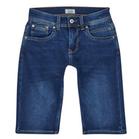 textil Pojkar Shorts / Bermudas Pepe jeans TRACKER SHORT Blå / Mörk