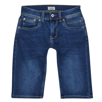 textil Pojkar Shorts / Bermudas Pepe jeans TRACKER SHORT Blå / Mörk