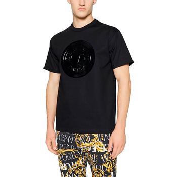 textil Herr T-shirts & Pikétröjor Versace  Svart