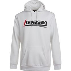 textil Herr Sweatshirts Kawasaki Killa Unisex Hooded Sweatshirt K202153 1002 White Vit