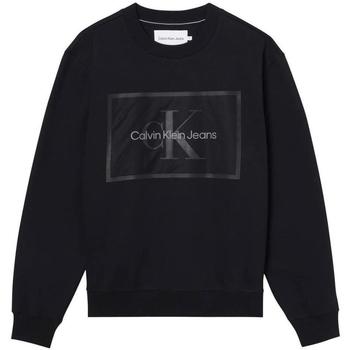 textil Herr Sweatshirts Calvin Klein Jeans  Svart