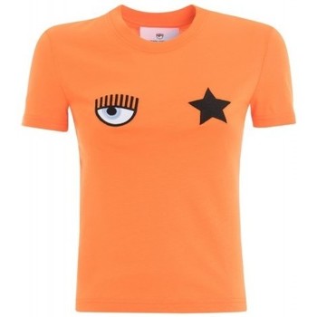 textil Dam T-shirts & Pikétröjor Chiara Ferragni  Orange