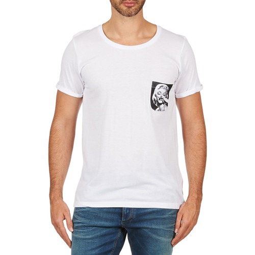 textil Herr T-shirts Eleven Paris MARYLINPOCK MEN Vit