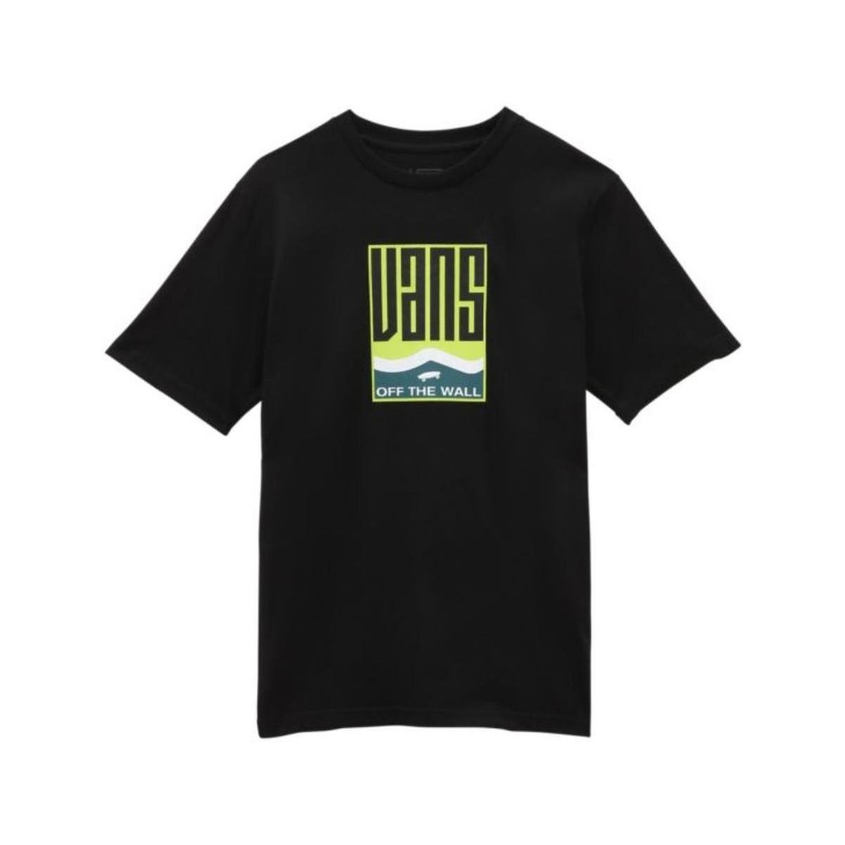 textil Pojkar T-shirts Vans  Svart