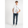 textil Herr T-shirts Les Hommes LKT219-700P | Round Neck T-Shirt Vit