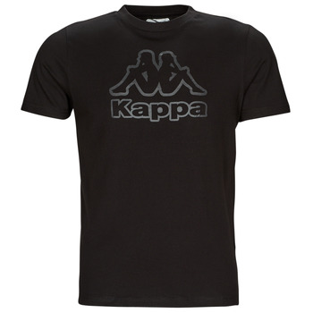textil Herr T-shirts Kappa CREEMY Svart