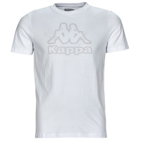 textil Herr T-shirts Kappa CREEMY Vit
