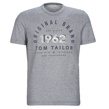 textil Herr T-shirts Tom Tailor 1035549 Grå
