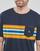 textil Herr T-shirts Quiksilver SURFADELICA STRIPE SS Marin / Gul