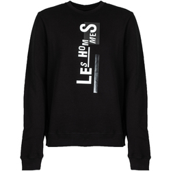 textil Herr Sweatshirts Les Hommes LLH403-758P | Sweater Svart