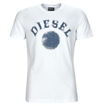 textil Herr T-shirts Diesel T-DIEGOR-K56 Vit / Blå
