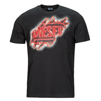 textil Herr T-shirts Diesel T-JUST-E43 Svart / Röd