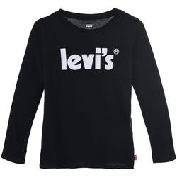 textil Flickor T-shirts Levi's  Svart
