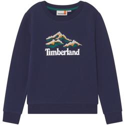 textil Pojkar Sweatshirts Timberland  Blå