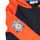 textil Pojkar Sweatshirts Name it NKMTULAS SWE CARD W HOOD Marin / Orange