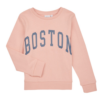textil Flickor Sweatshirts Name it NKFTERA LS SWEAT Rosa