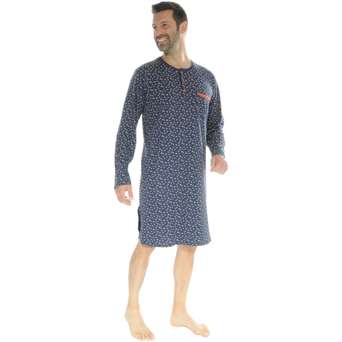 textil Herr Pyjamas/nattlinne Christian Cane ICARE Blå
