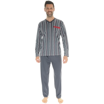 textil Herr Pyjamas/nattlinne Christian Cane ISTRES Grå