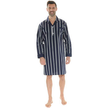textil Herr Pyjamas/nattlinne Christian Cane NATYS Blå