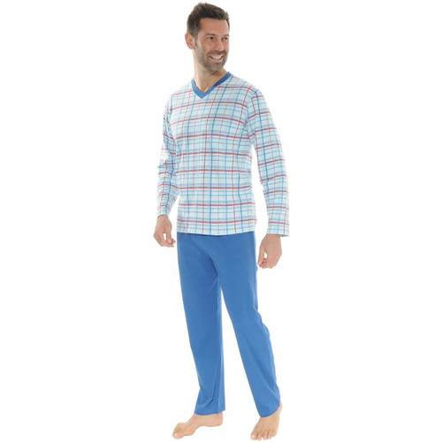 textil Herr Pyjamas/nattlinne Christian Cane NELIO Blå