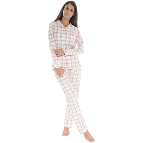 textil Dam Pyjamas/nattlinne Christian Cane JOYE Vit