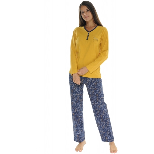 textil Dam Pyjamas/nattlinne Christian Cane JUNE Gul