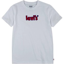 textil Flickor T-shirts Levi's 195913 Vit