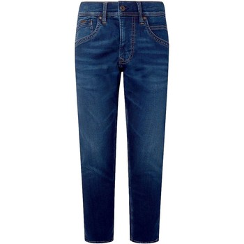 textil Herr Byxor Pepe jeans VAQUERO REGULAR TRACK HOMBRE   PM206328 Blå
