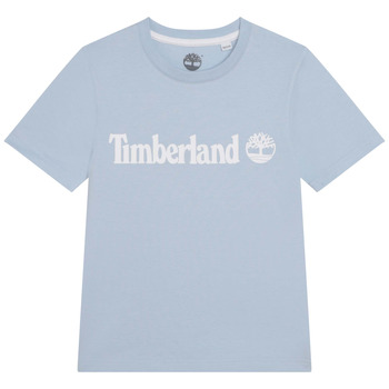 textil Pojkar T-shirts Timberland  Blå / Ljus