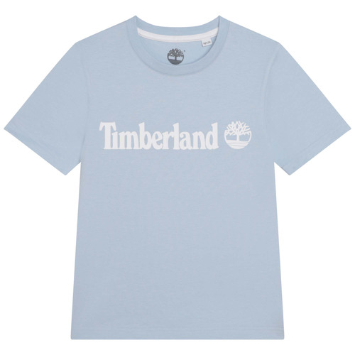 textil Pojkar T-shirts Timberland T25T77 Blå / Ljus