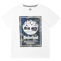 textil Pojkar T-shirts Timberland T25T79-10P Vit