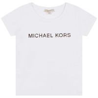 textil Flickor T-shirts MICHAEL Michael Kors R15164-10P-C Vit