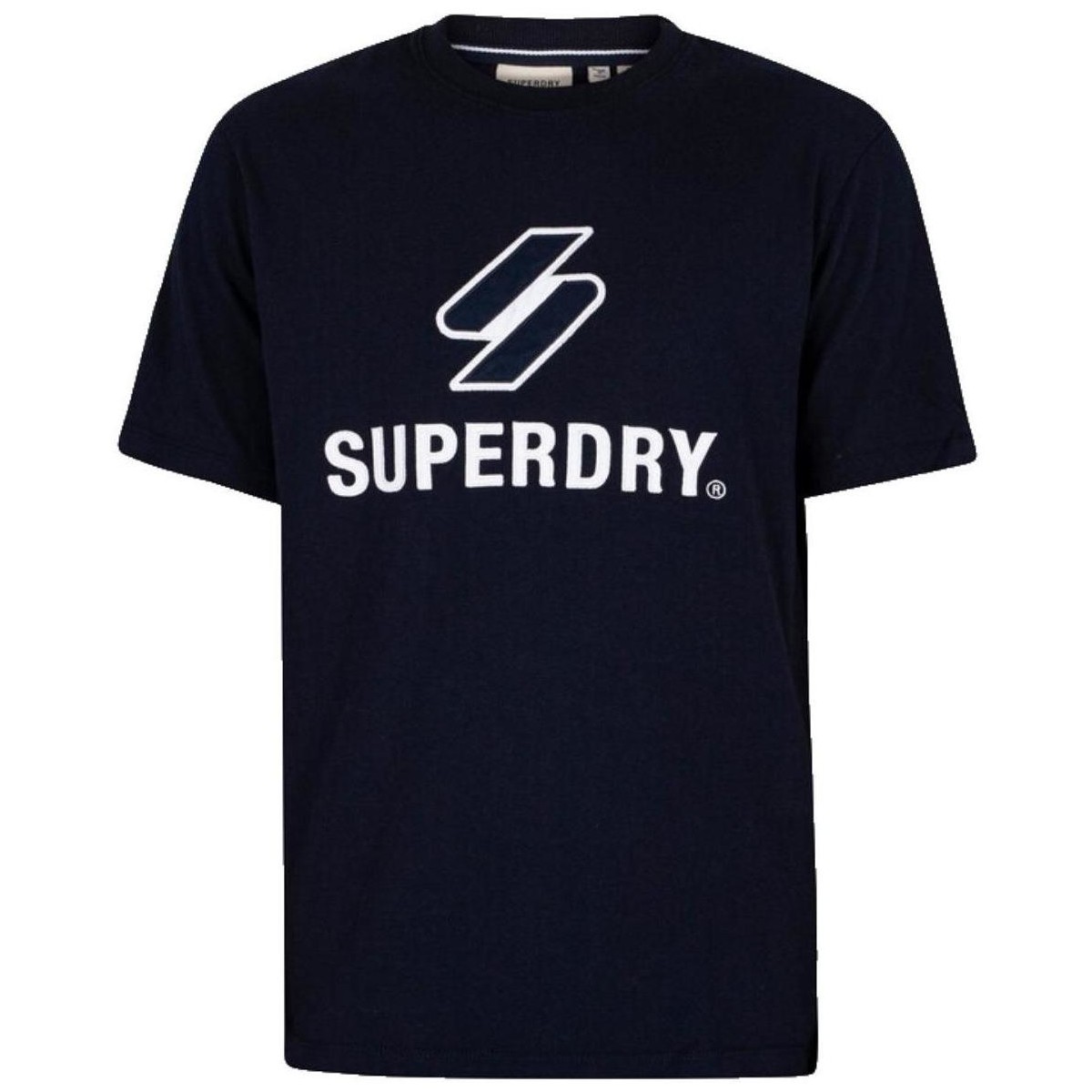 textil Herr T-shirts Superdry  Blå