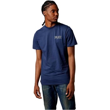 textil Herr T-shirts Fox CAMISETA AZUL HOMBRE FOX OUT AND ABOUT 29785 Blå