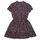 textil Flickor Korta klänningar Only KOGLUNA MONIQUE STRING TIE S/S DRESS PTM Flerfärgad