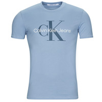 textil Herr T-shirts Calvin Klein Jeans MONOLOGO TEE Blå