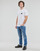 textil Herr T-shirts Calvin Klein Jeans SHRUNKEN BADGE TEE Vit