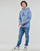 textil Herr Sweatshirts Calvin Klein Jeans MONOLOGO REGULAR HOODIE Blå