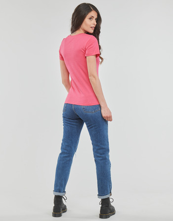 Calvin Klein Jeans 2-PACK MONOGRAM SLIM TEE X2 Vit / Rosa