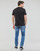 textil Herr T-shirts Calvin Klein Jeans LOGO TAPE TEE Svart