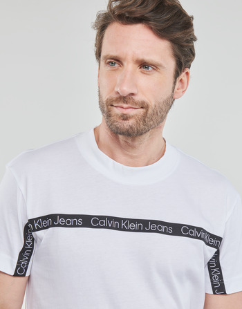 Calvin Klein Jeans LOGO TAPE TEE Vit