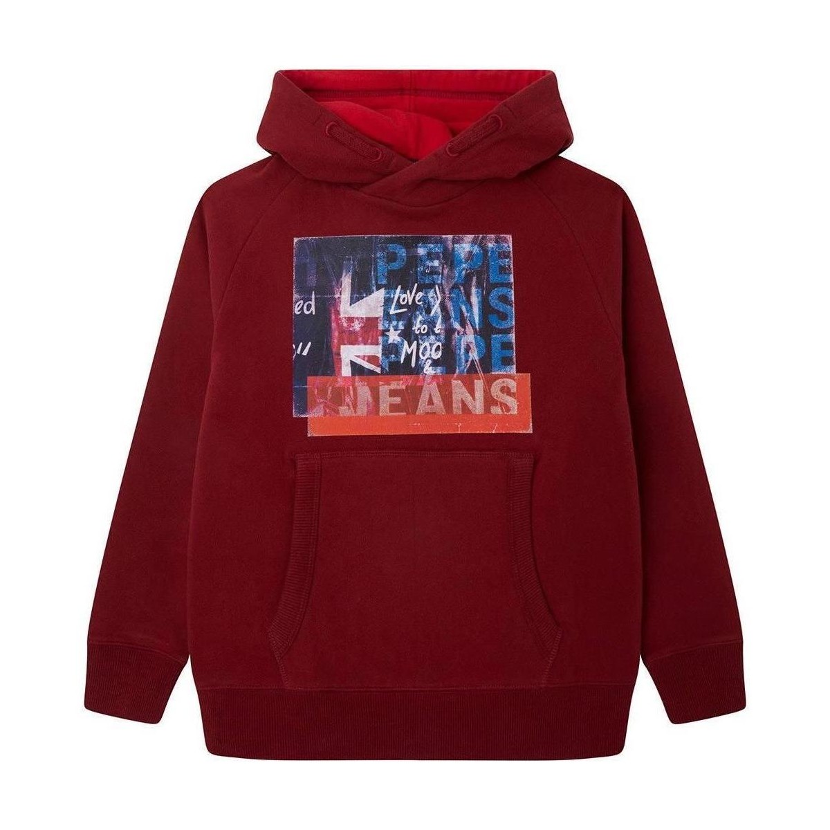 textil Pojkar Sweatshirts Pepe jeans  Röd
