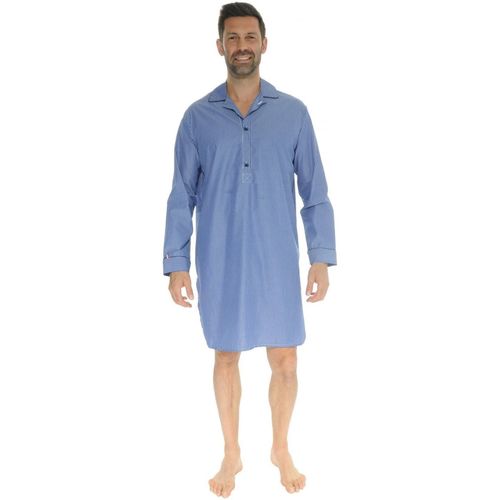 textil Herr Pyjamas/nattlinne Le Pyjama Français VILLEREST Blå