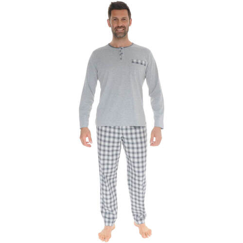 textil Herr Pyjamas/nattlinne Pilus LEDONIS Grå