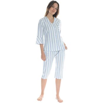 textil Dam Pyjamas/nattlinne Pilus HARRIET Blå