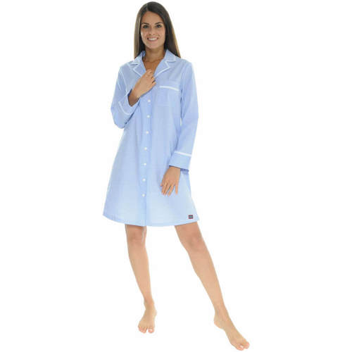textil Dam Pyjamas/nattlinne Le Pyjama Français STEPHANOISE Blå