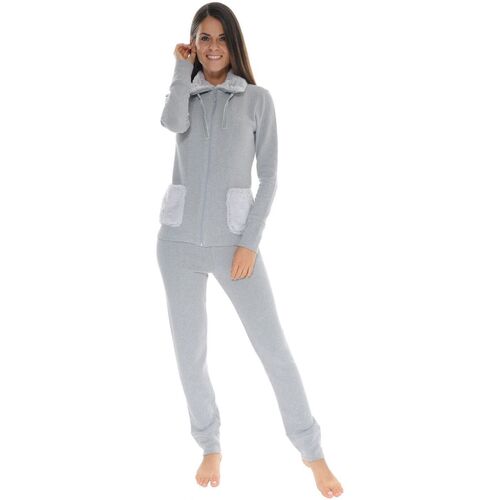 textil Dam Pyjamas/nattlinne Pilus KRISTAL Grå