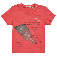textil Pojkar T-shirts Ikks XW10071 Röd