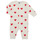 textil Barn Pyjamas/nattlinne Petit Bateau A00E901 Vit / Röd